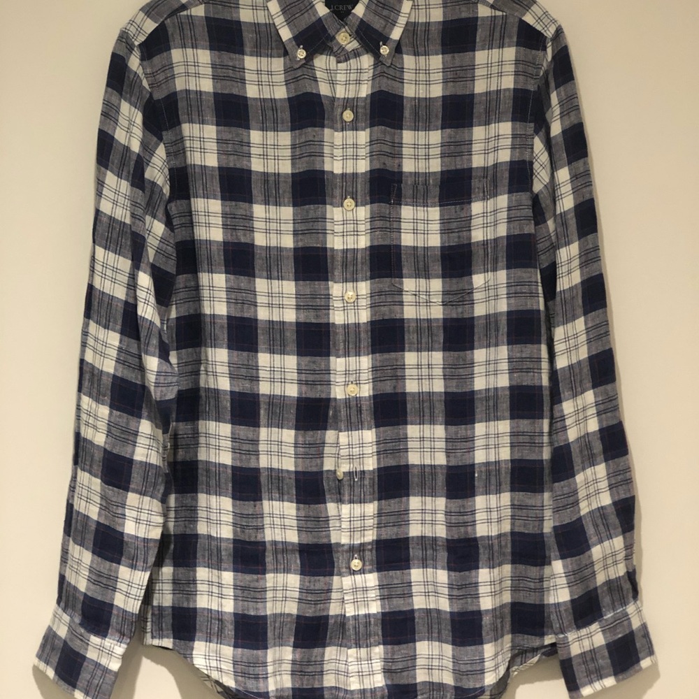 NWOT J Crew linen button down